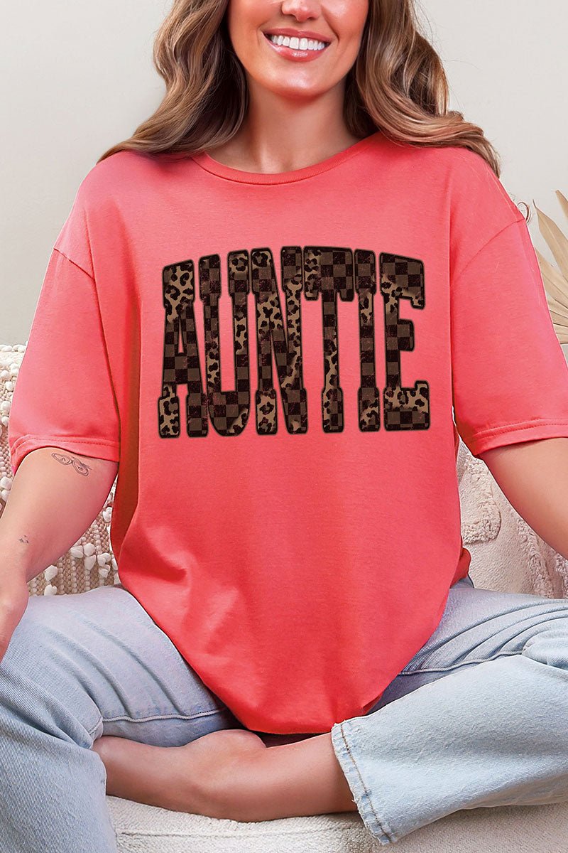 Leopard Luxe Auntie Softstyle Adult T-Shirt - Wholesale Accessory Market