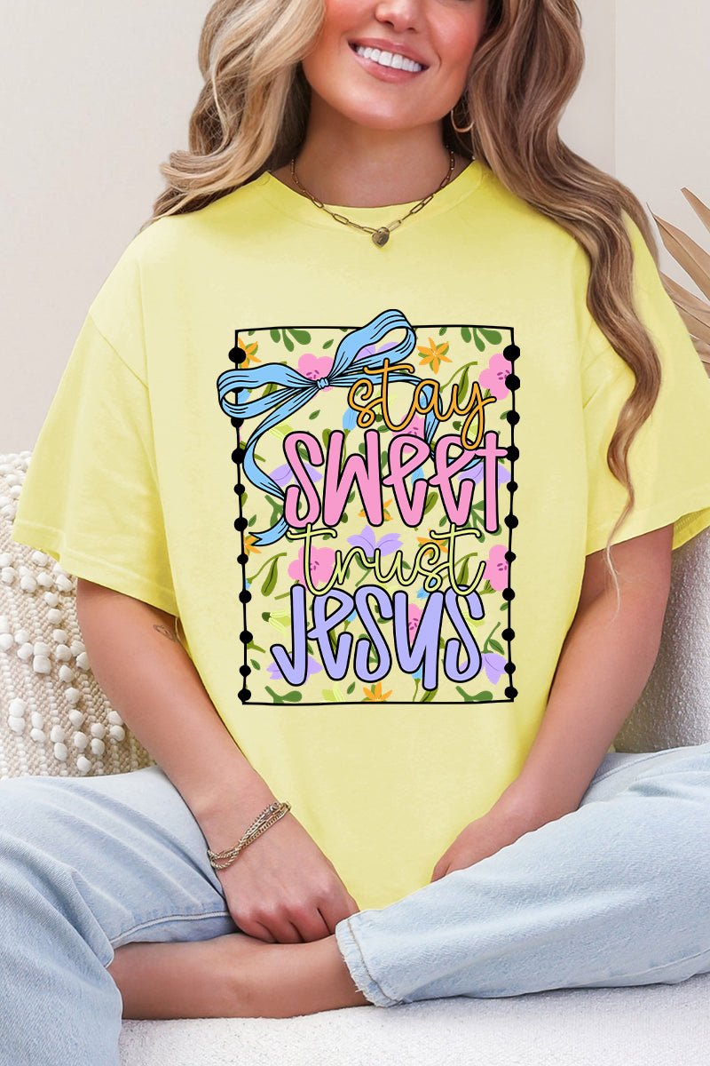 Stay Sweet Trust Jesus Softstyle Adult T-Shirt - Wholesale Accessory Market