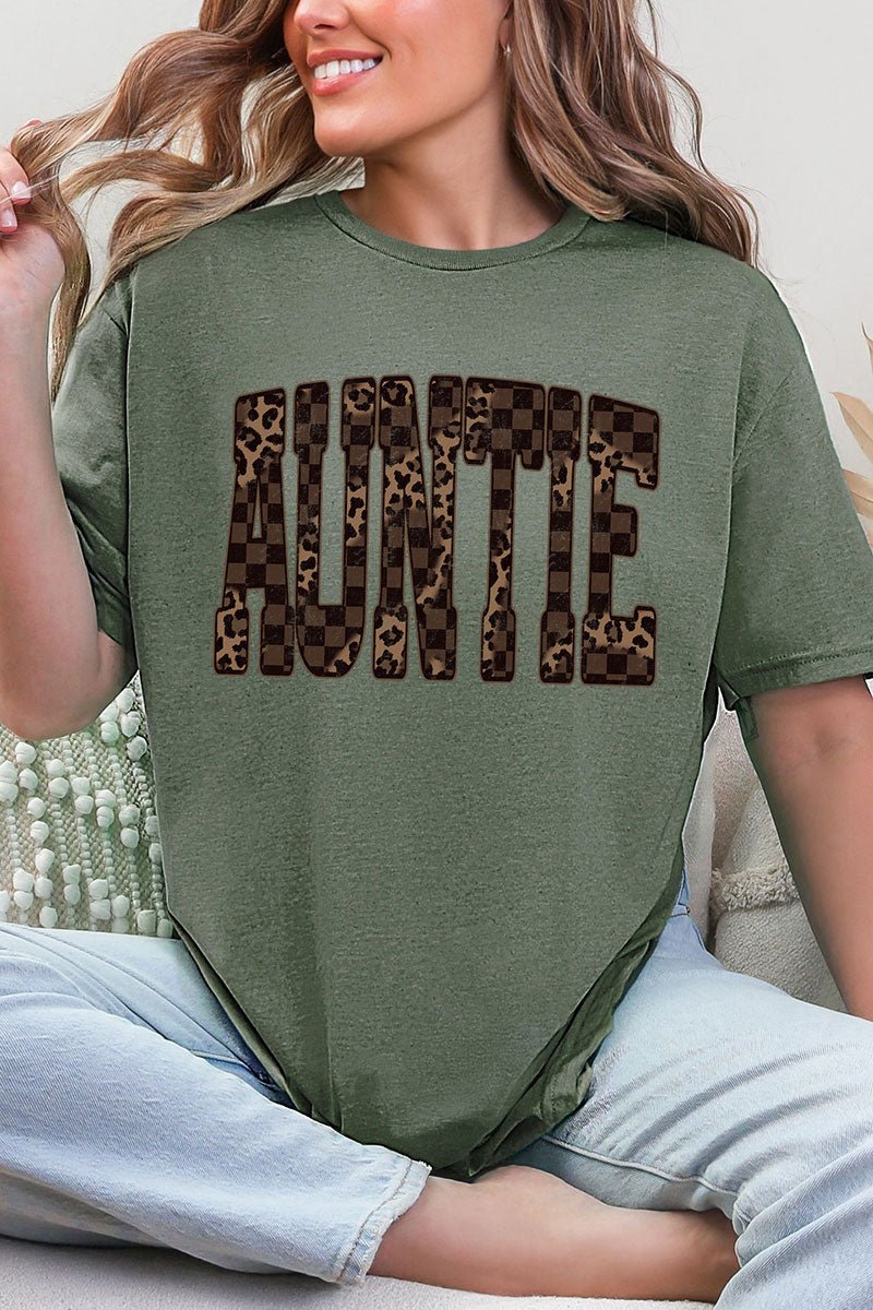 Leopard Luxe Auntie Softstyle Adult T-Shirt - Wholesale Accessory Market