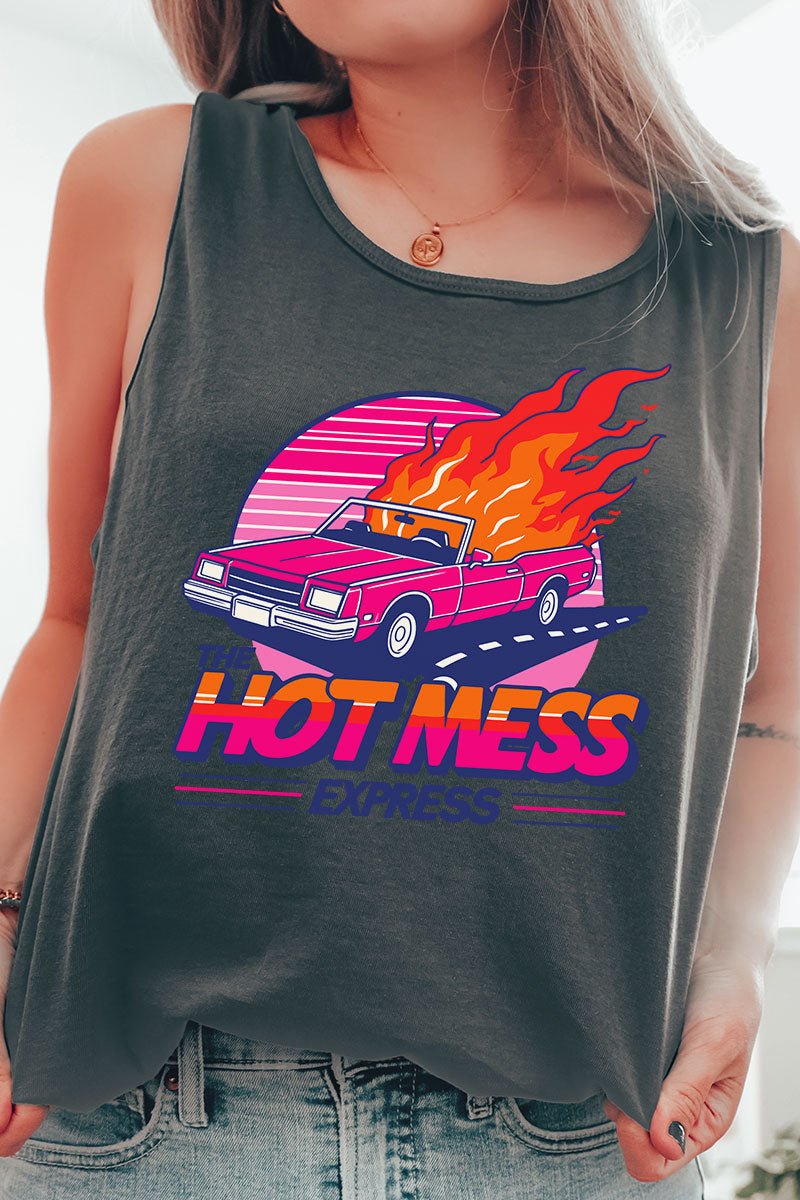 Hot Mess Express Comfort Colors Cotton Tank Top - Wholesale Accessory Market