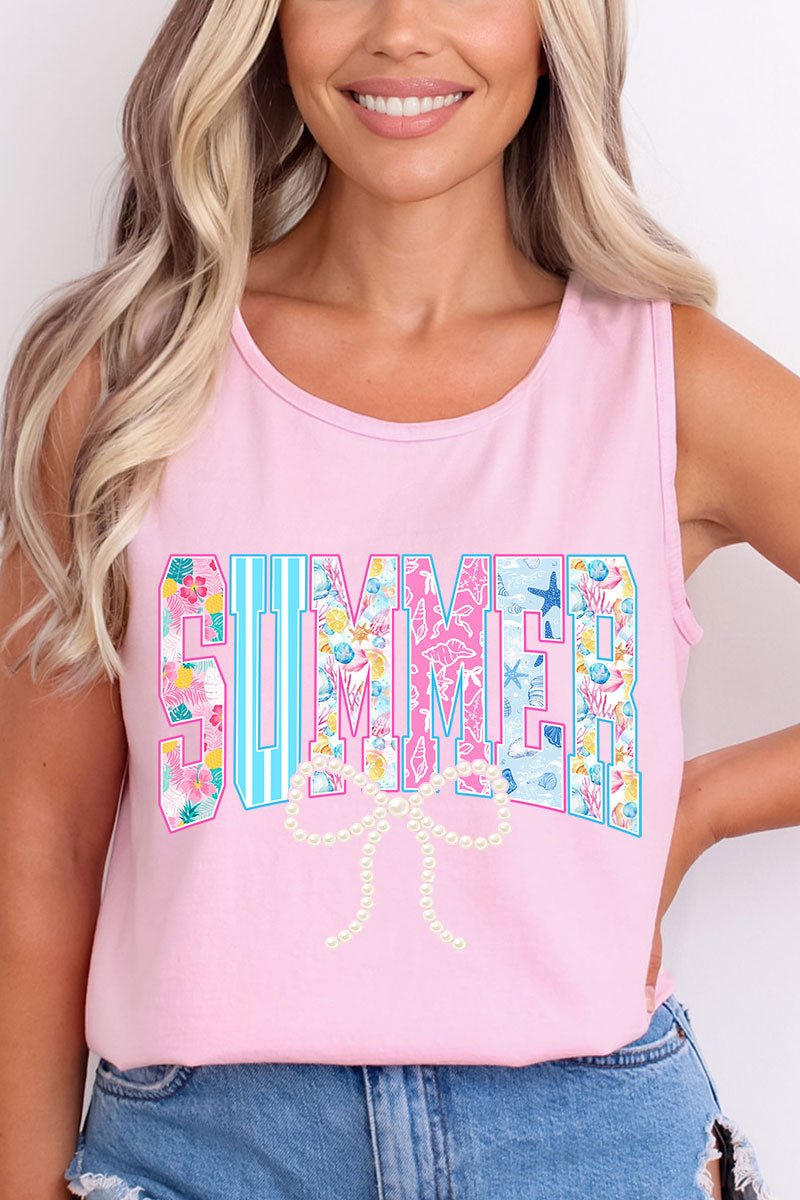 Saltwater Sweetheart Summer Comfort Colors Cotton Tank Top - Wholesale Accessory Market