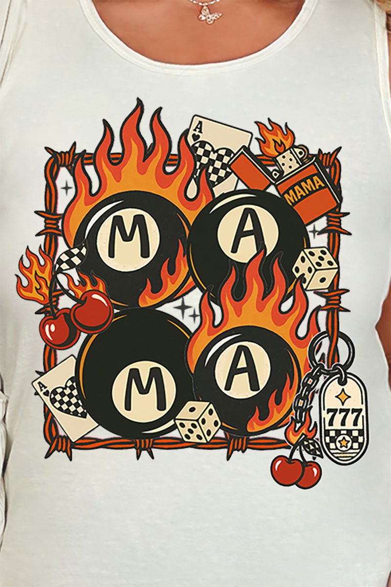 Eight Ball Mama Comfort Colors Cotton Tank Top - Wholesale Accessory Market