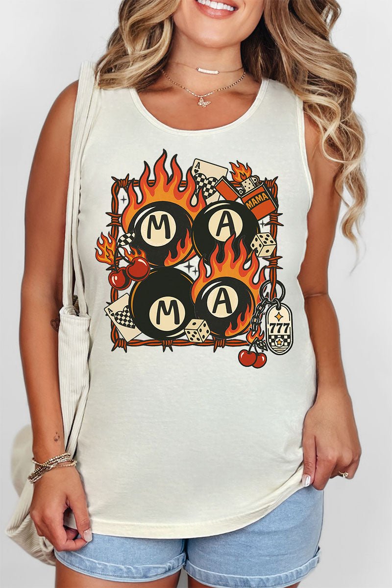 Eight Ball Mama Comfort Colors Cotton Tank Top - Wholesale Accessory Market