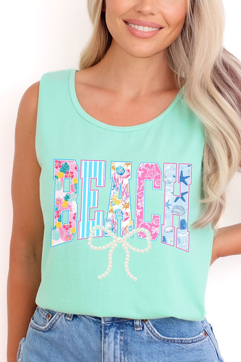 Saltwater Sweetheart Beach Comfort Colors Cotton Tank Top - Wholesale Accessory Market