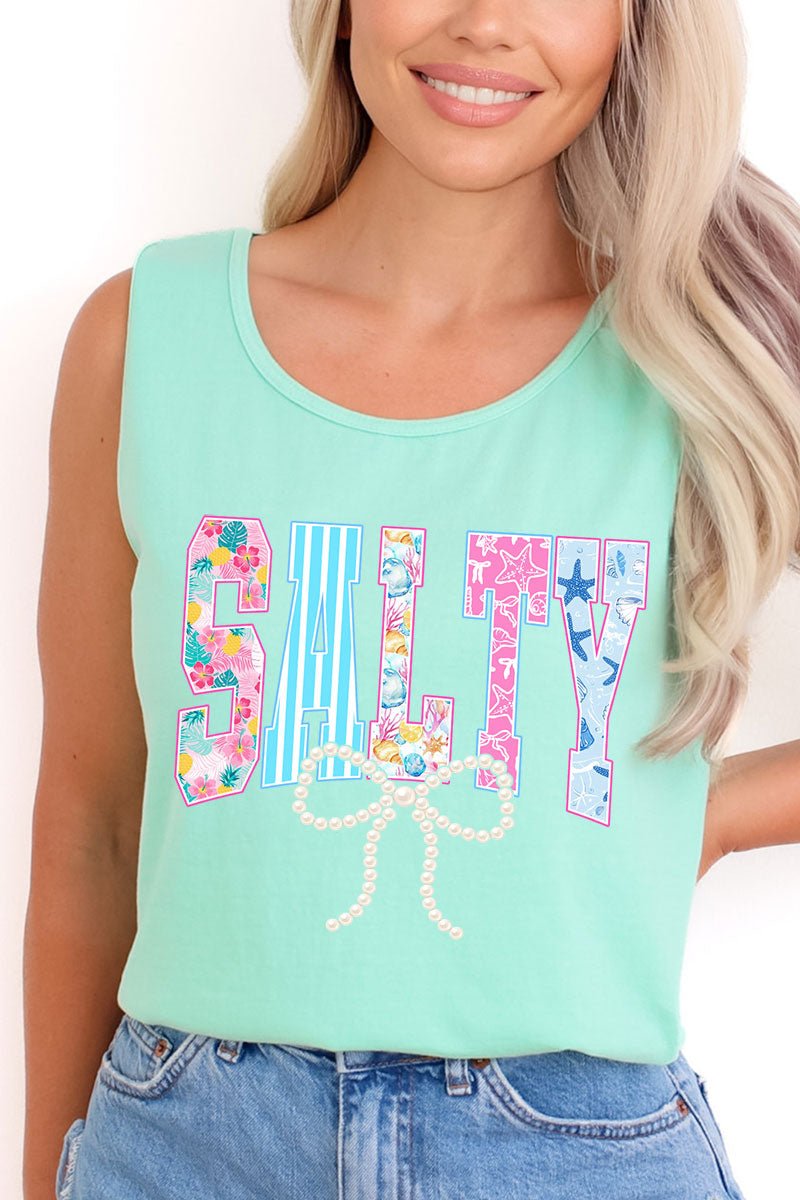 Saltwater Sweetheart Salty Comfort Colors Cotton Tank Top - Wholesale Accessory Market