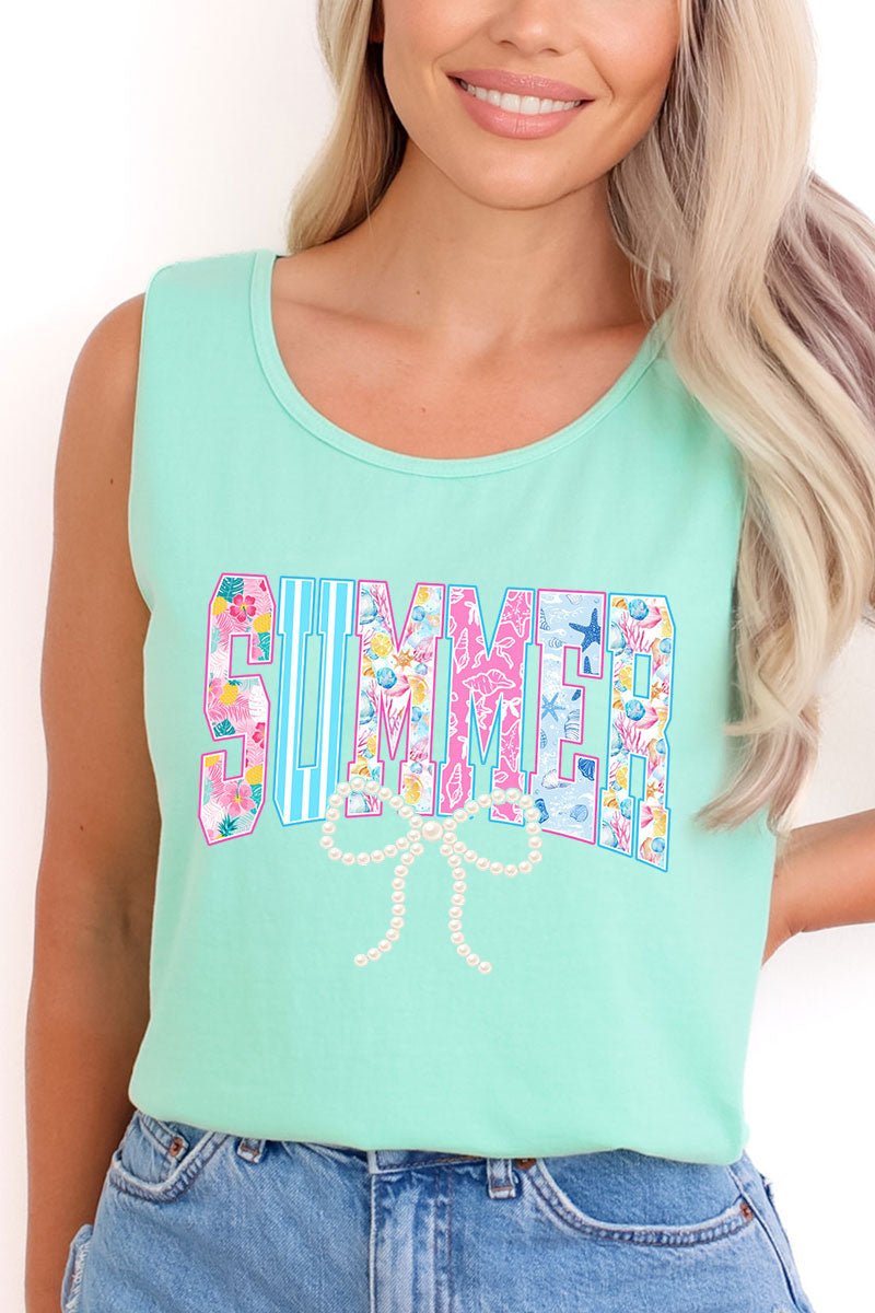 Saltwater Sweetheart Summer Comfort Colors Cotton Tank Top - Wholesale Accessory Market