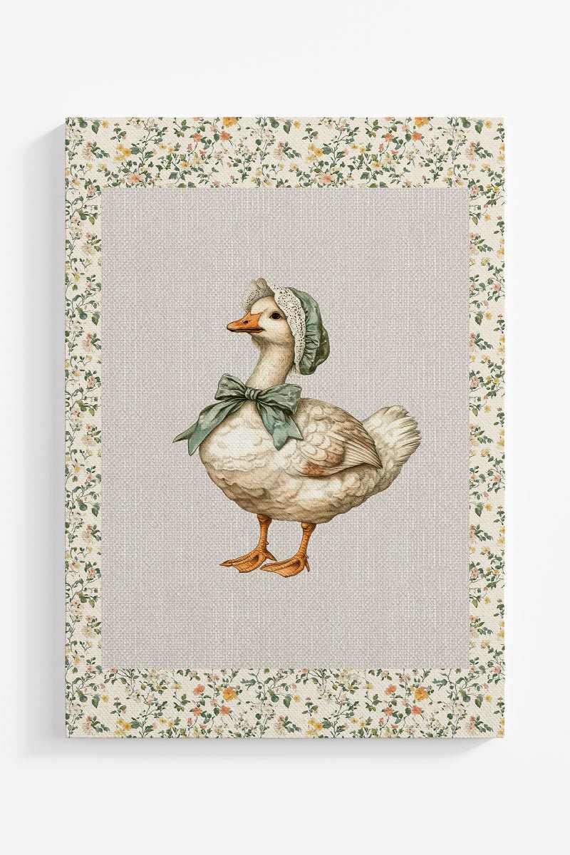 Grandma's Garden Goose Ready To Frame Canvas Print - Wholesale Accessory Market