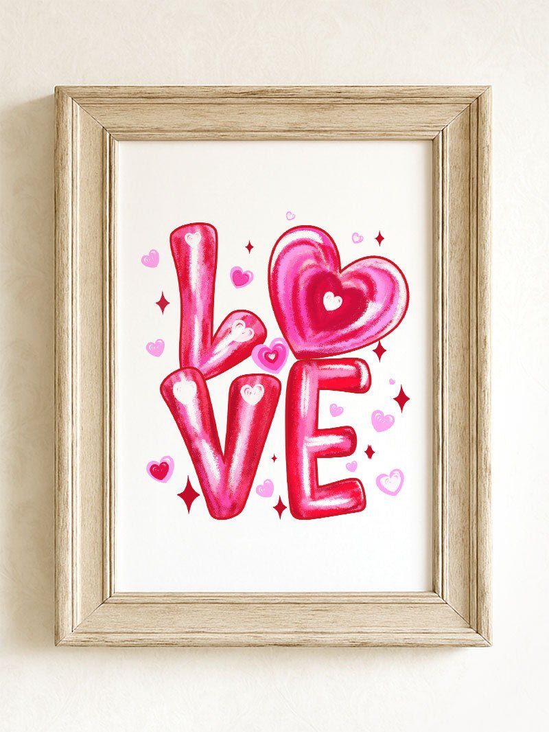 Love In The Air Ready To Frame Canvas Print - Wholesale Accessory Market