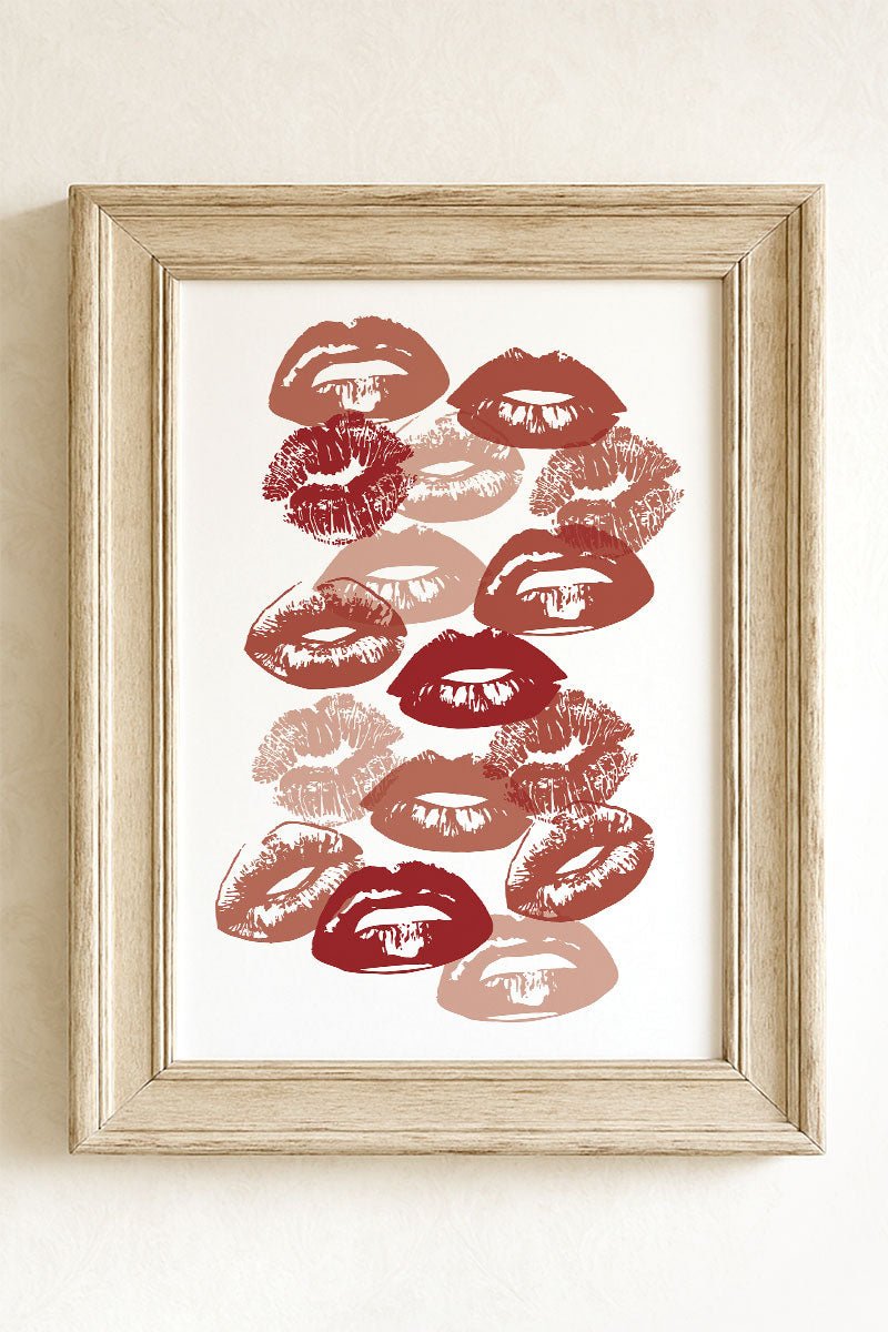 Love & Kisses Ready To Frame Canvas Print - Wholesale Accessory Market