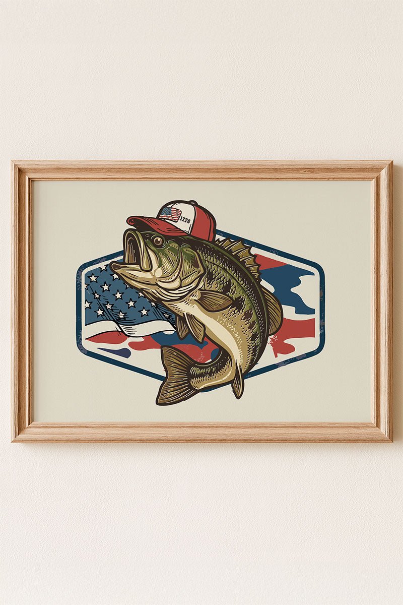 Reel American Ready To Frame Canvas Print - Wholesale Accessory Market