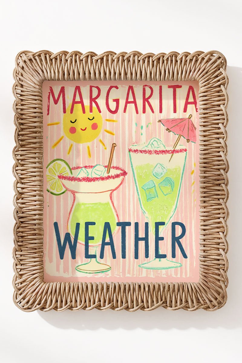 Sip The Sunshine Margarita Weather Ready To Frame Canvas Print - Wholesale Accessory Market