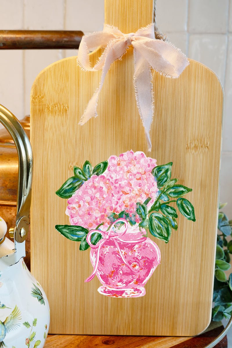 Blush Blossom Wood Cutting Board - Wholesale Accessory Market