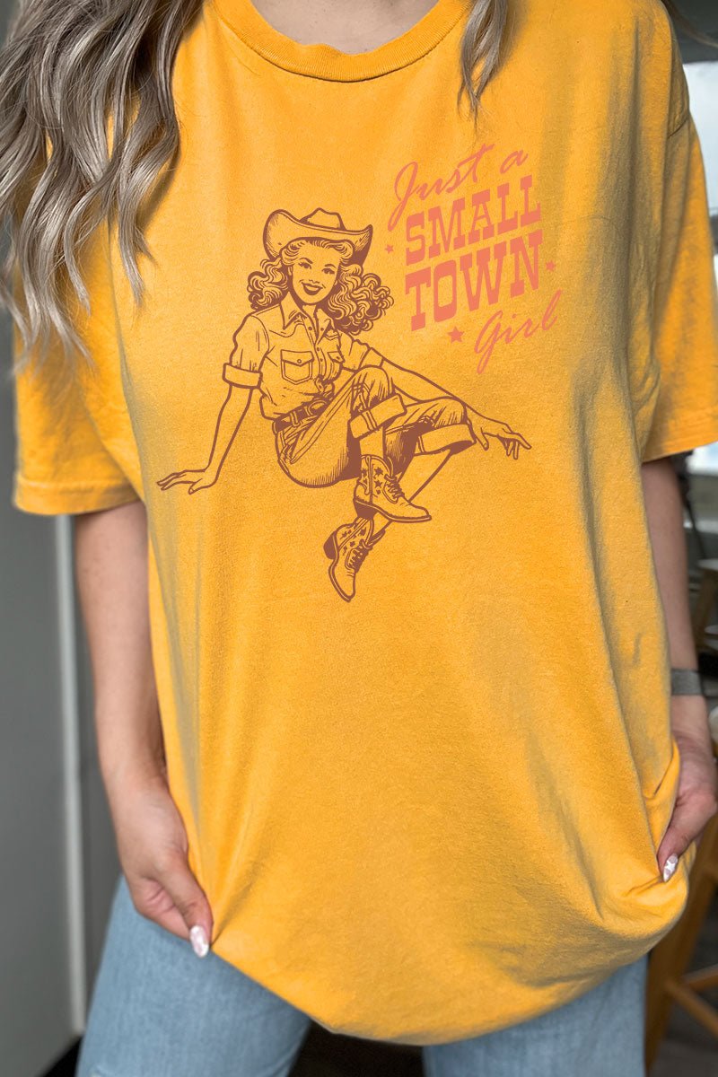 Cowgirl Just A Small Town Girl Softstyle Adult T-Shirt - Wholesale Accessory Market
