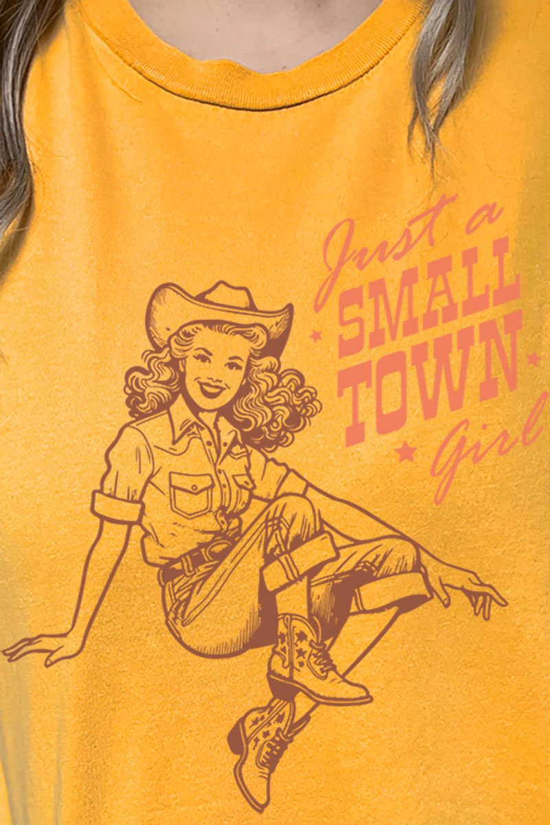 Cowgirl Just A Small Town Girl Softstyle Adult T-Shirt - Wholesale Accessory Market