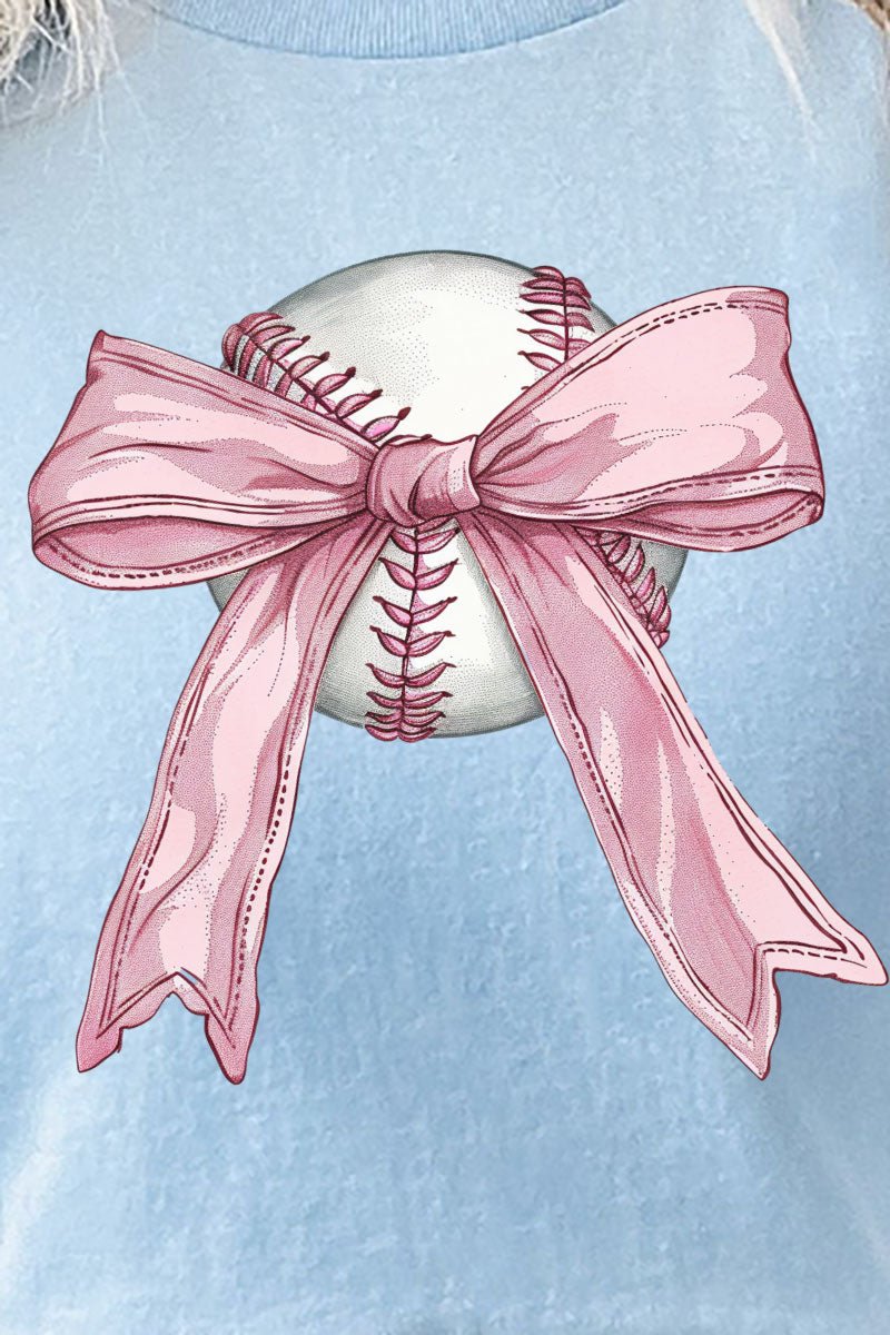 Baseball Bows Softstyle Adult T-Shirt - Wholesale Accessory Market