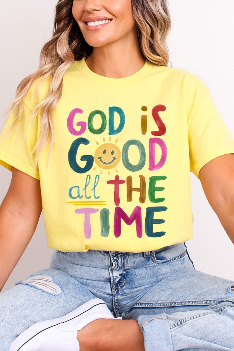 Colorful God Is Good God Softstyle Adult T-Shirt - Wholesale Accessory Market