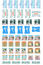 22 x 36 Beach Version 3 Pre - Made Hat Gang Sheet - Wholesale Accessory Market