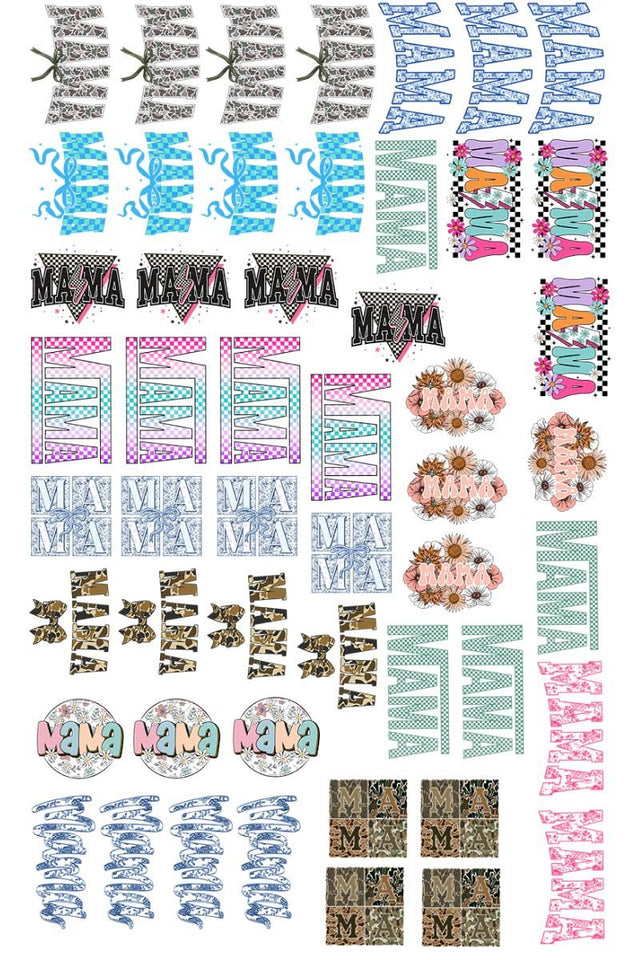22 x 36 Mama Version 4 Pre - Made Hat Gang Sheet - Wholesale Accessory Market