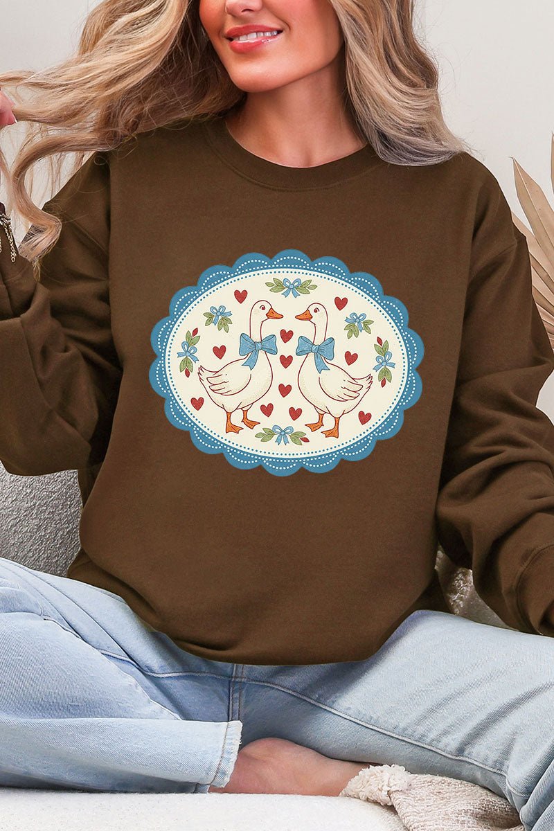 Goosey Little Love Ecosmart Crewneck Sweatshirt - Wholesale Accessory Market