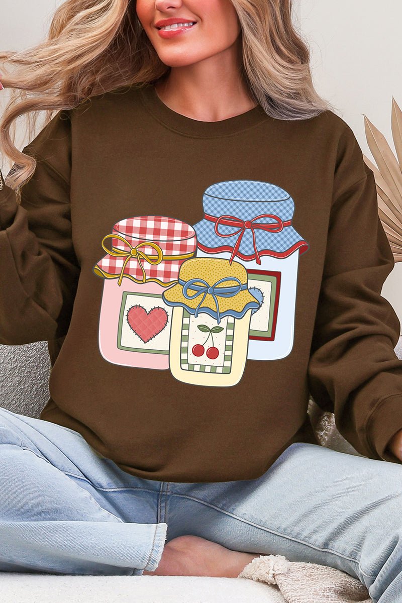 Side Bows Sweet Country Preserves Ecosmart Crewneck Sweatshirt - Wholesale Accessory Market