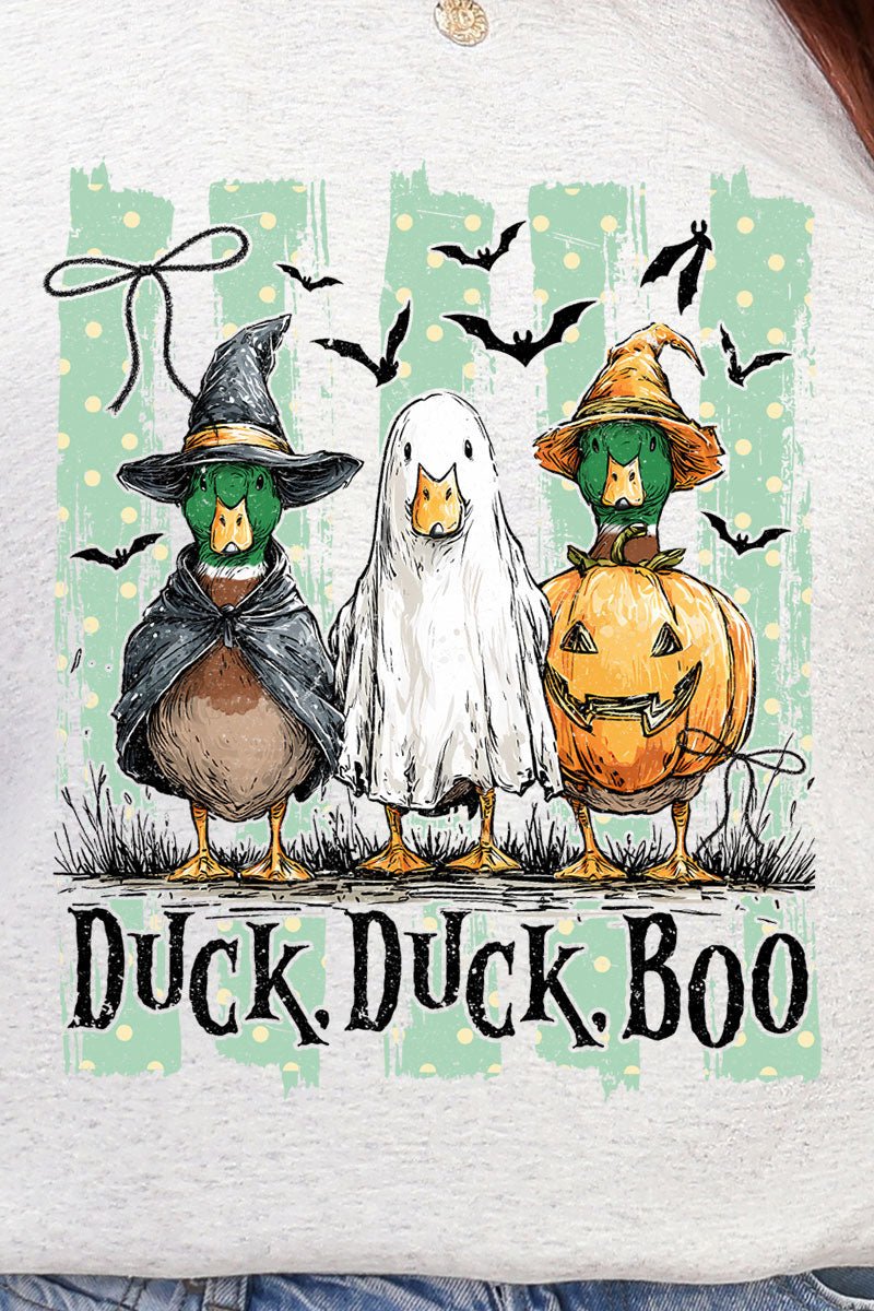 Duck, Duck, Boo Ecosmart Crewneck Sweatshirt - Wholesale Accessory Market