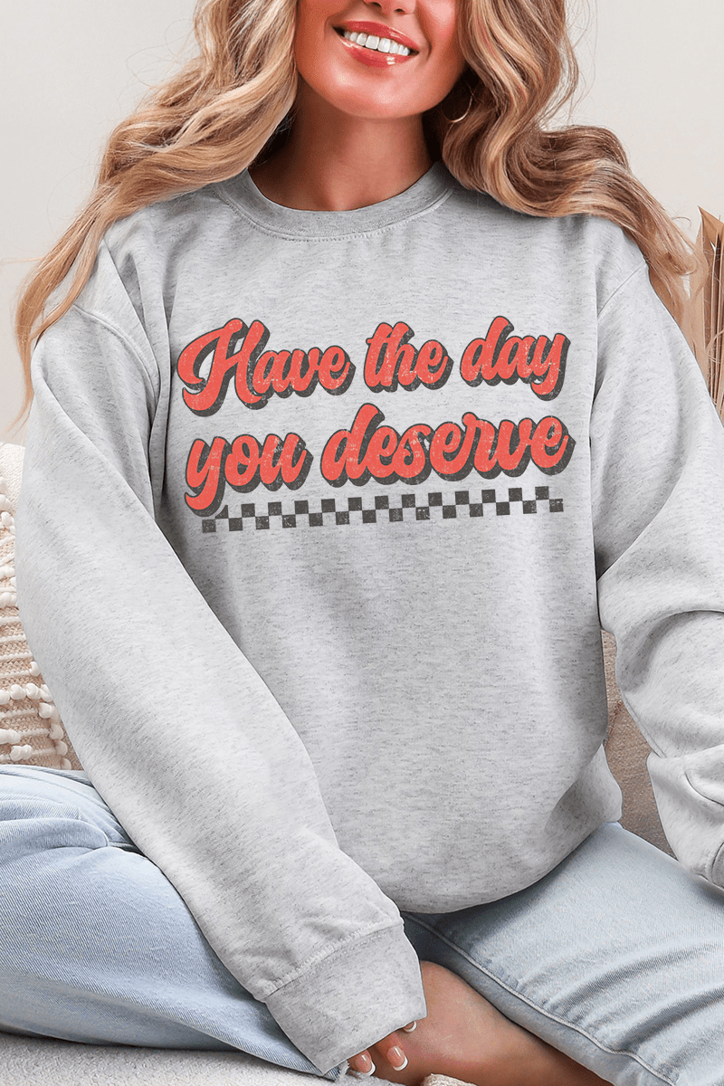 Have A Day Ecosmart Crewneck Sweatshirt - Wholesale Accessory Market