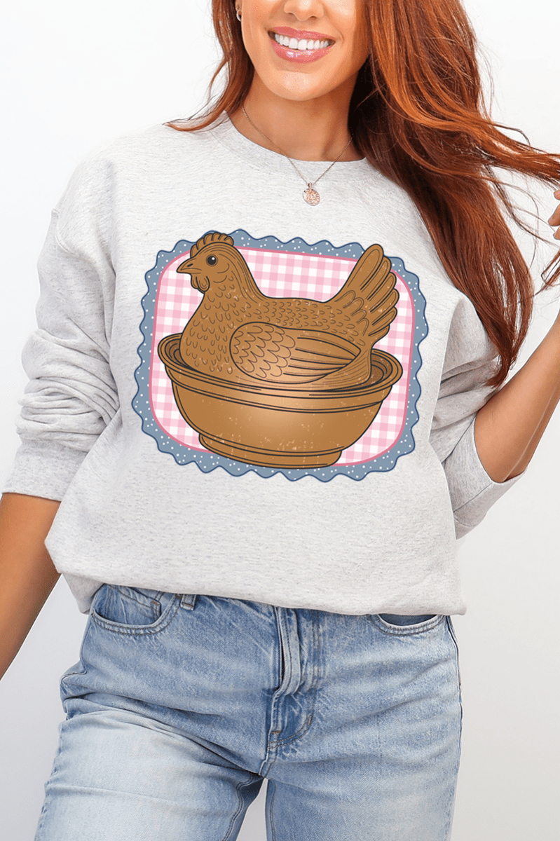 Hen & Home Ecosmart Crewneck Sweatshirt - Wholesale Accessory Market