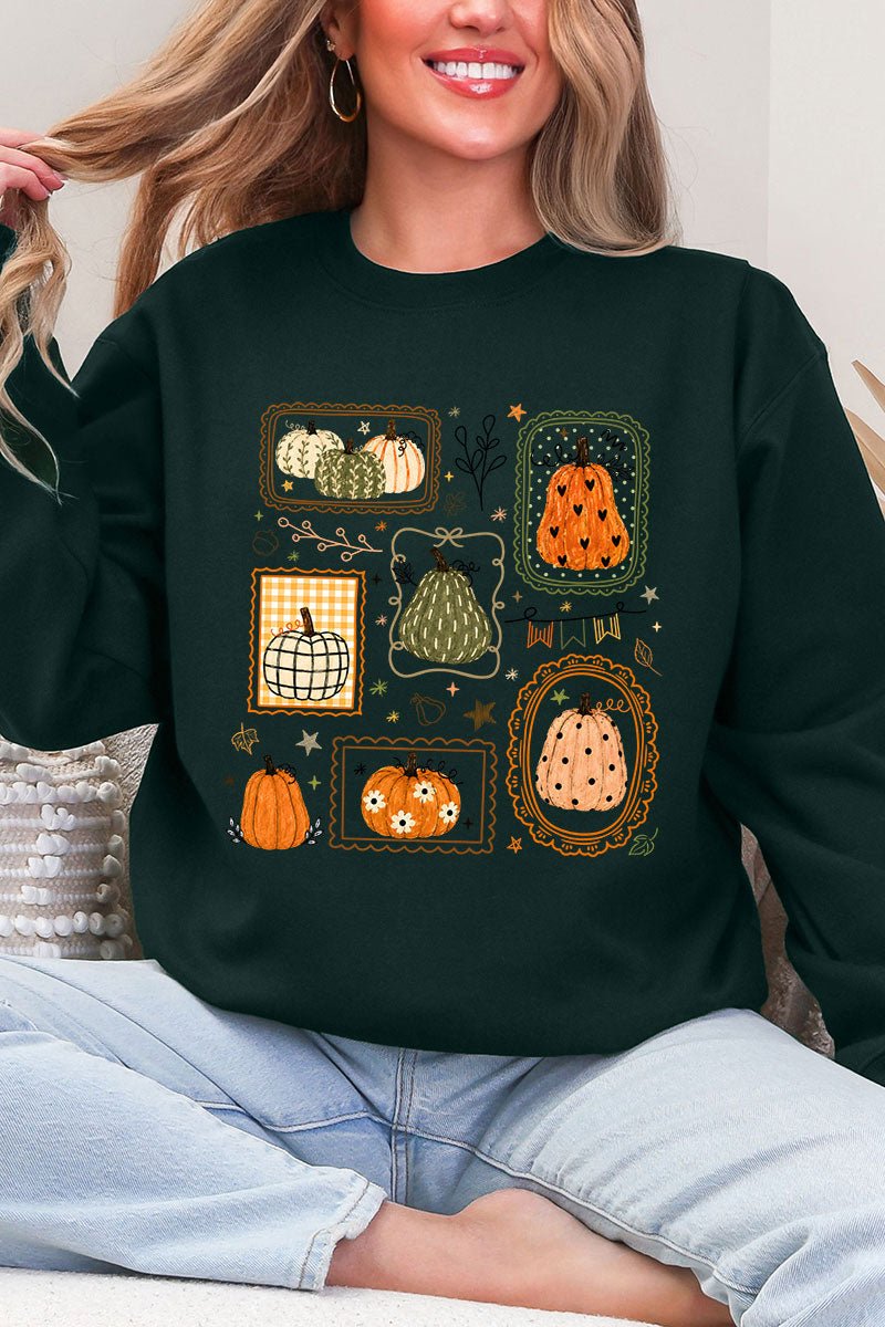 Lovely Gourd Doodles Ecosmart Crewneck Sweatshirt - Wholesale Accessory Market