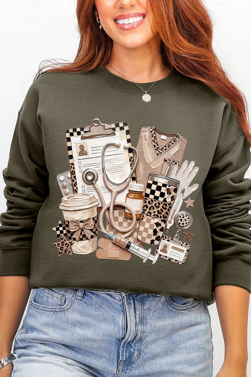 On Call In Style Ecosmart Crewneck Sweatshirt - Wholesale Accessory Market