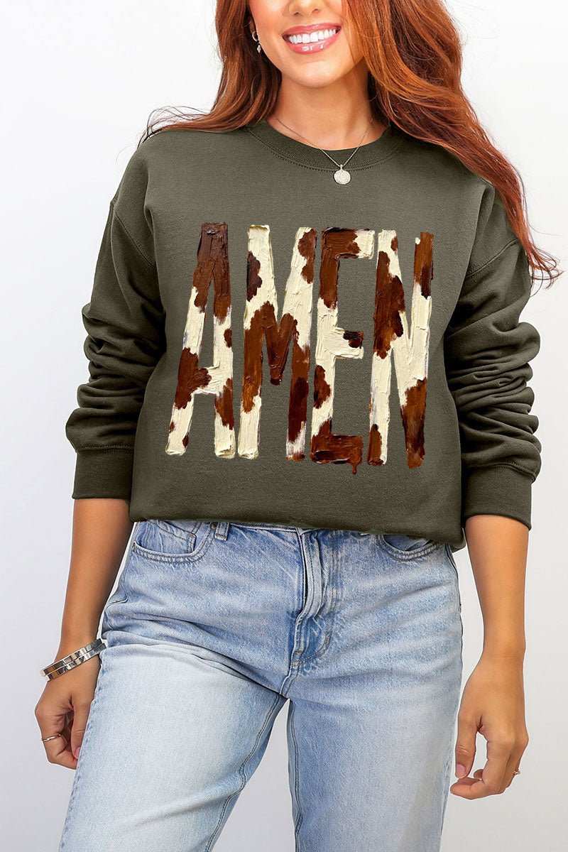 Painted Cow Amen Ecosmart Crewneck Sweatshirt - Wholesale Accessory Market