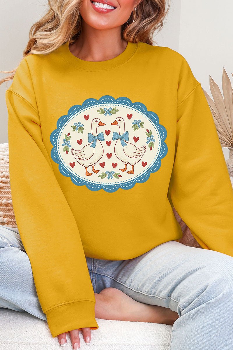 Goosey Little Love Ecosmart Crewneck Sweatshirt - Wholesale Accessory Market