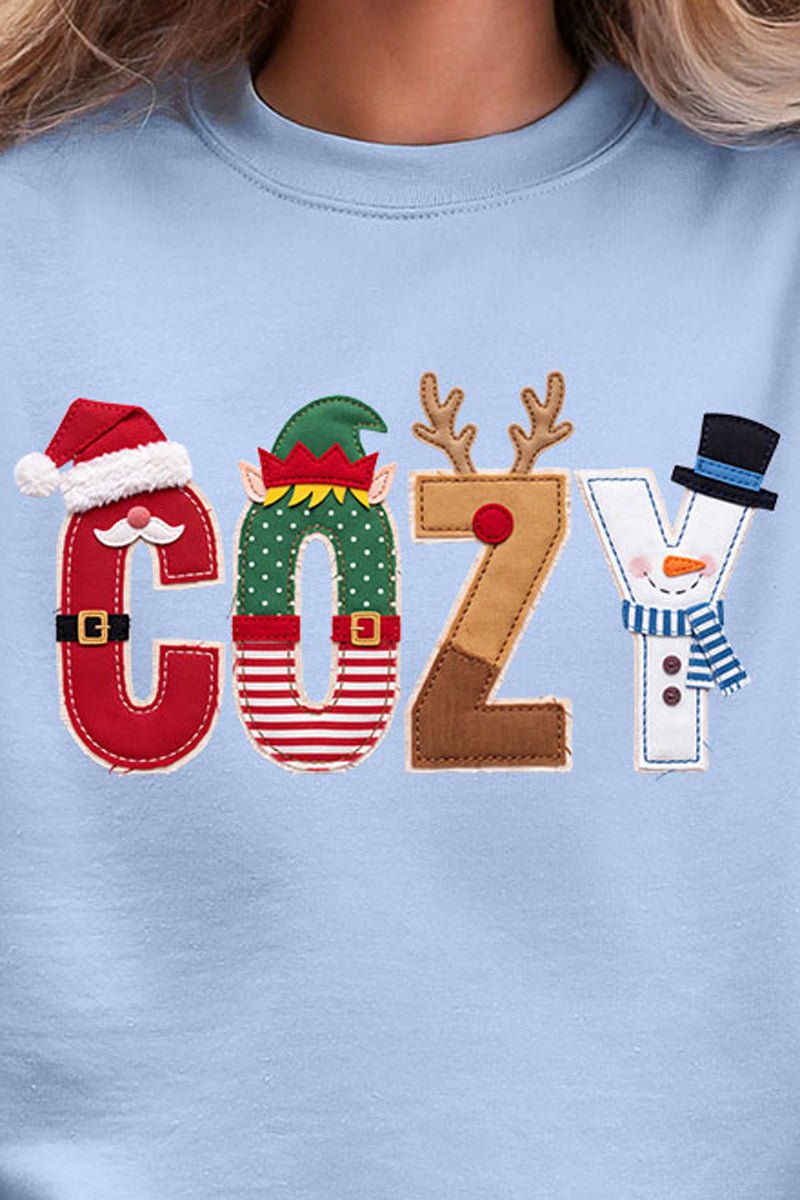 Christmas Characters Cozy Ecosmart Crewneck Sweatshirt - Wholesale Accessory Market