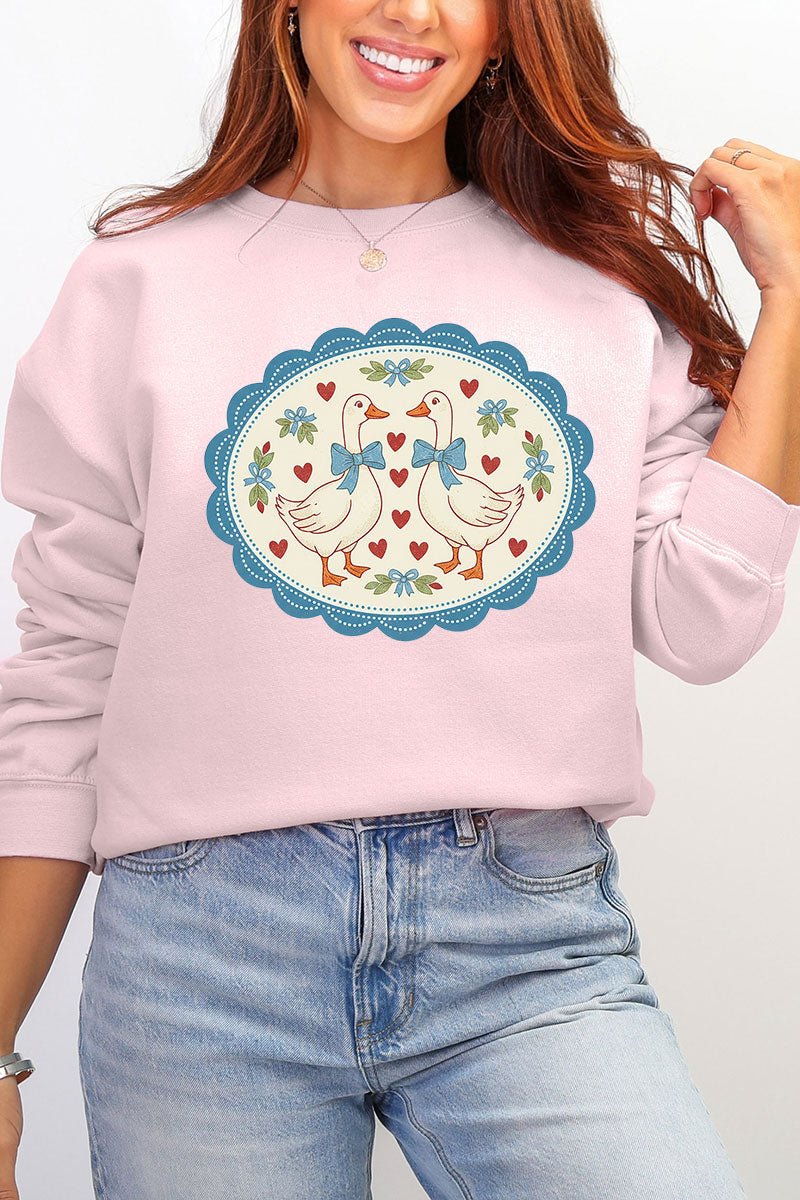 Goosey Little Love Ecosmart Crewneck Sweatshirt - Wholesale Accessory Market