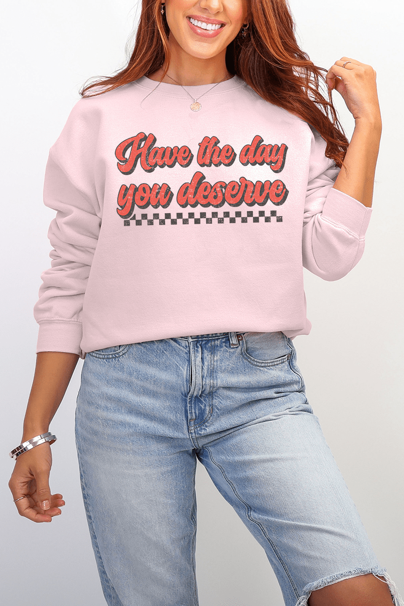 Have A Day Ecosmart Crewneck Sweatshirt - Wholesale Accessory Market