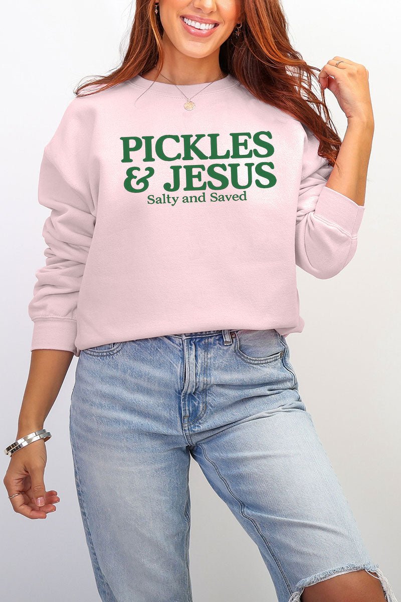 Pickles & Jesus Ecosmart Crewneck Sweatshirt - Wholesale Accessory Market