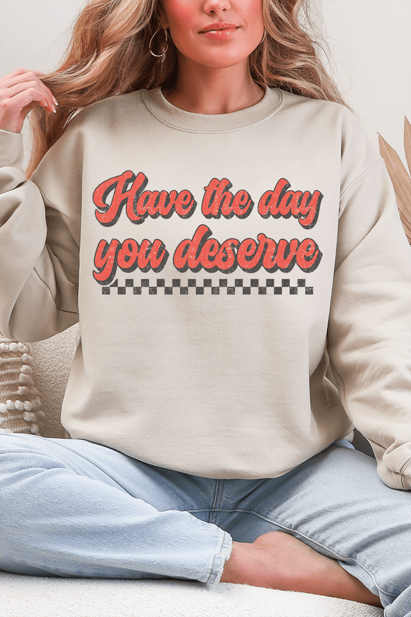 Have A Day Ecosmart Crewneck Sweatshirt - Wholesale Accessory Market