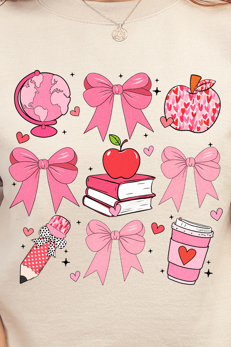 Teacher Love Ecosmart Crewneck Sweatshirt - Wholesale Accessory Market