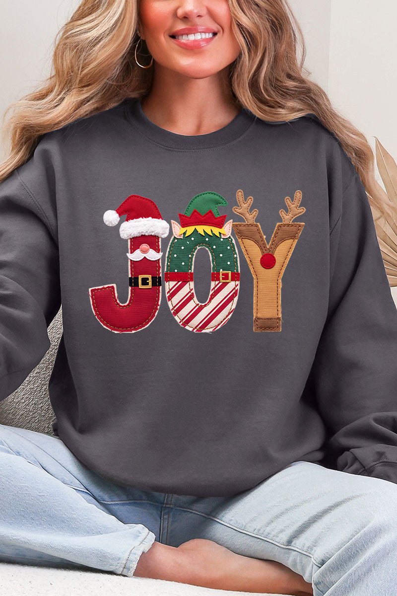 Christmas Characters Joy Ecosmart Crewneck Sweatshirt - Wholesale Accessory Market