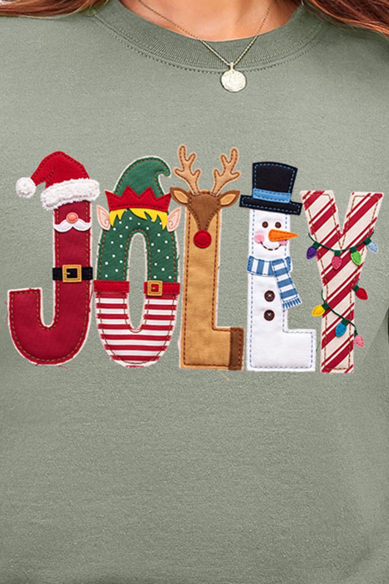 Christmas Characters Jolly Ecosmart Crewneck Sweatshirt - Wholesale Accessory Market
