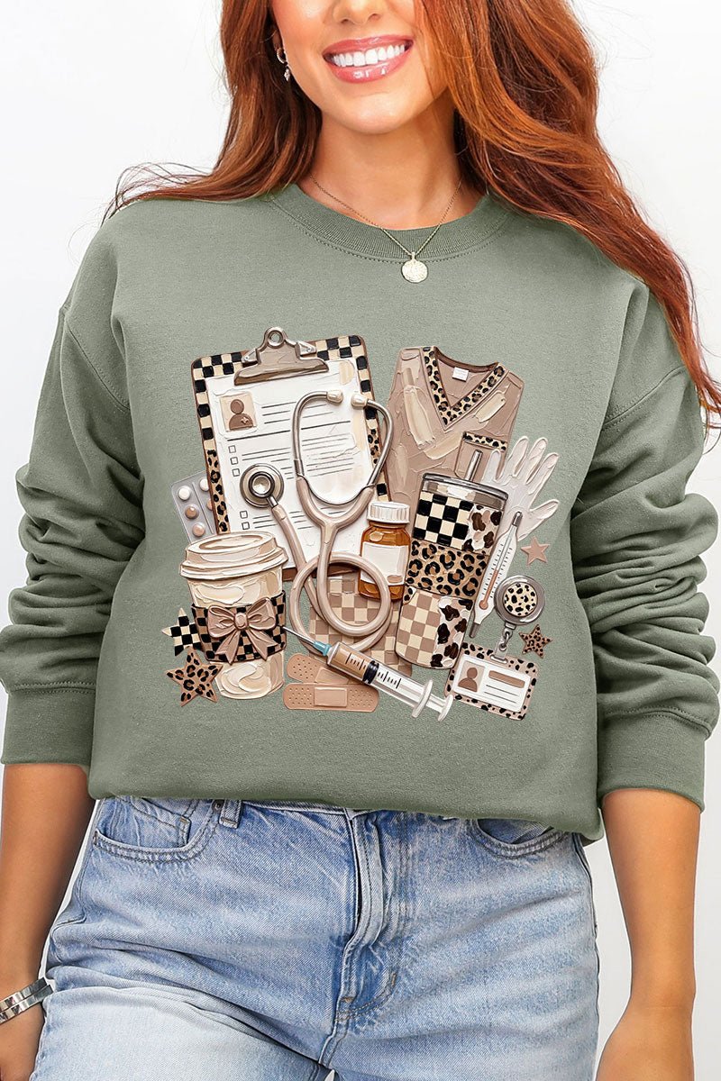 On Call In Style Ecosmart Crewneck Sweatshirt - Wholesale Accessory Market