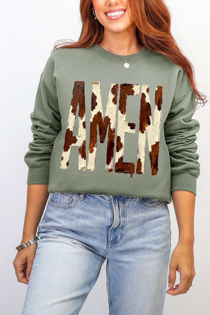 Painted Cow Amen Ecosmart Crewneck Sweatshirt - Wholesale Accessory Market