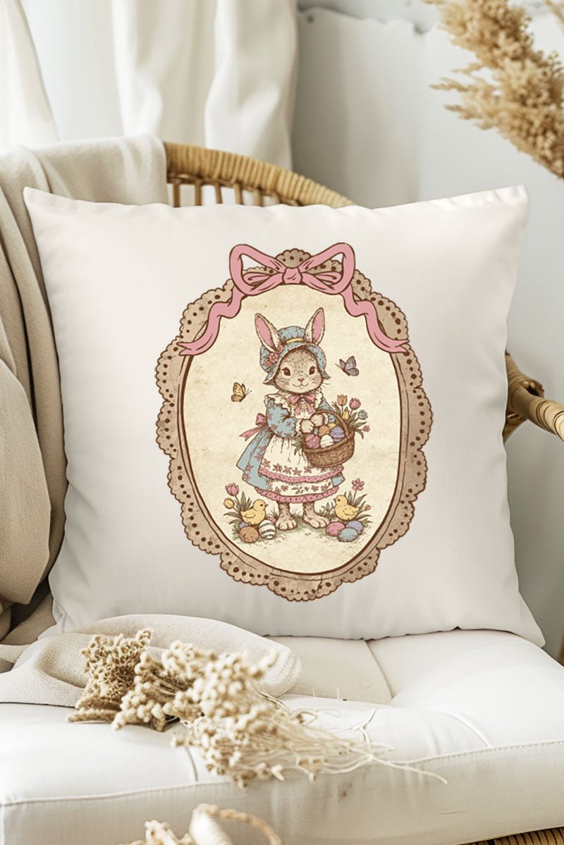 Easter Belle Spring Bunny Decorative Pillow Cover - Wholesale Accessory Market