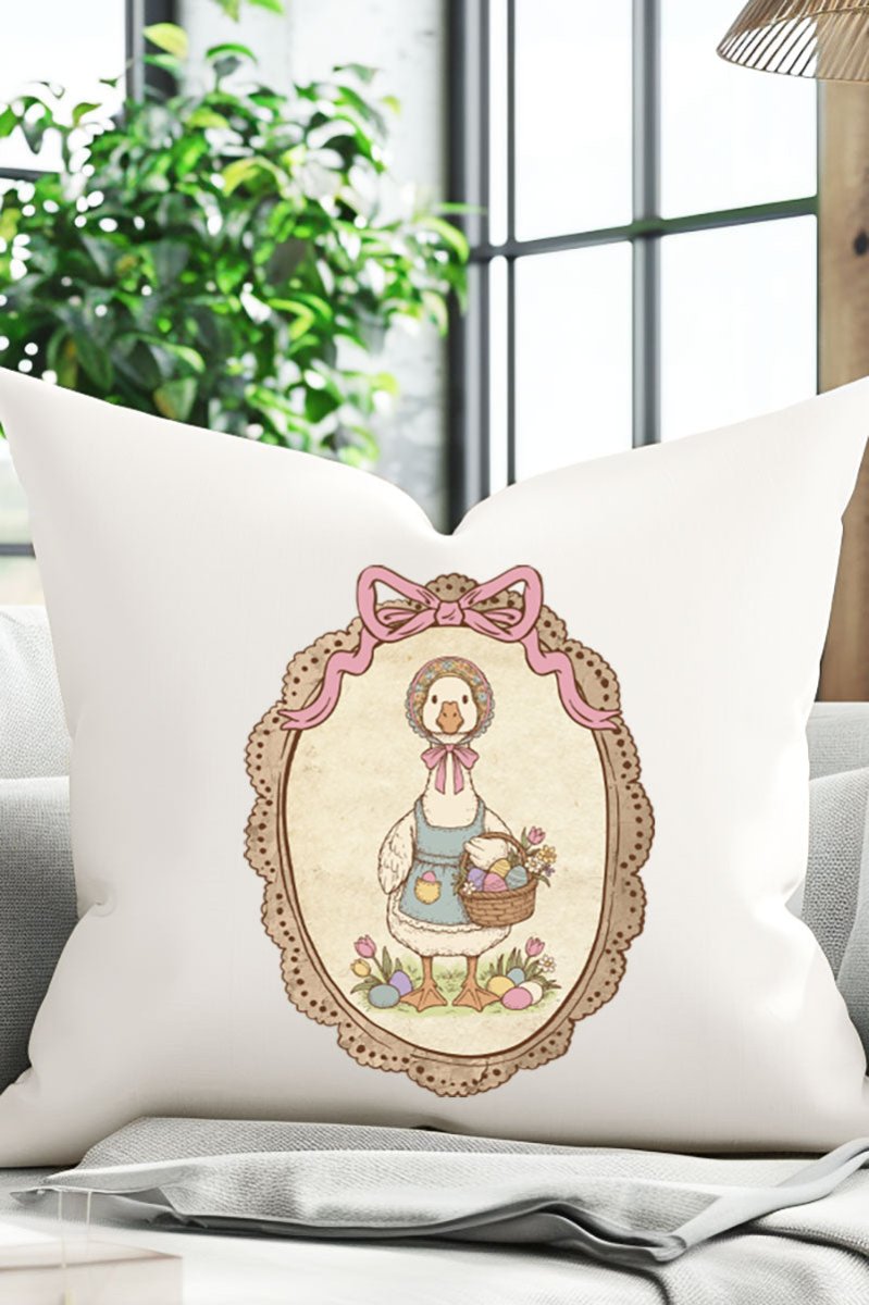 Easter Belle Spring Goose Decorative Pillow Cover - Wholesale Accessory Market