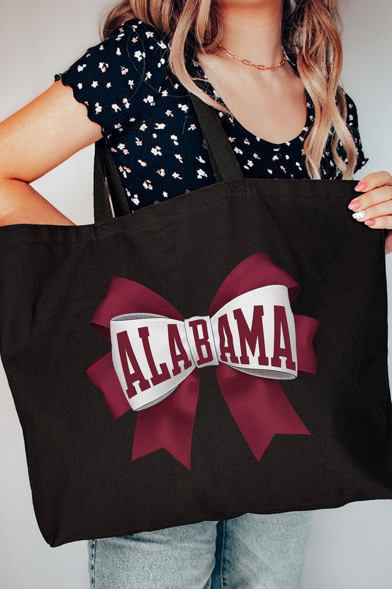 Alabama Girly Canvas Jumbo Tote - Wholesale Accessory Market