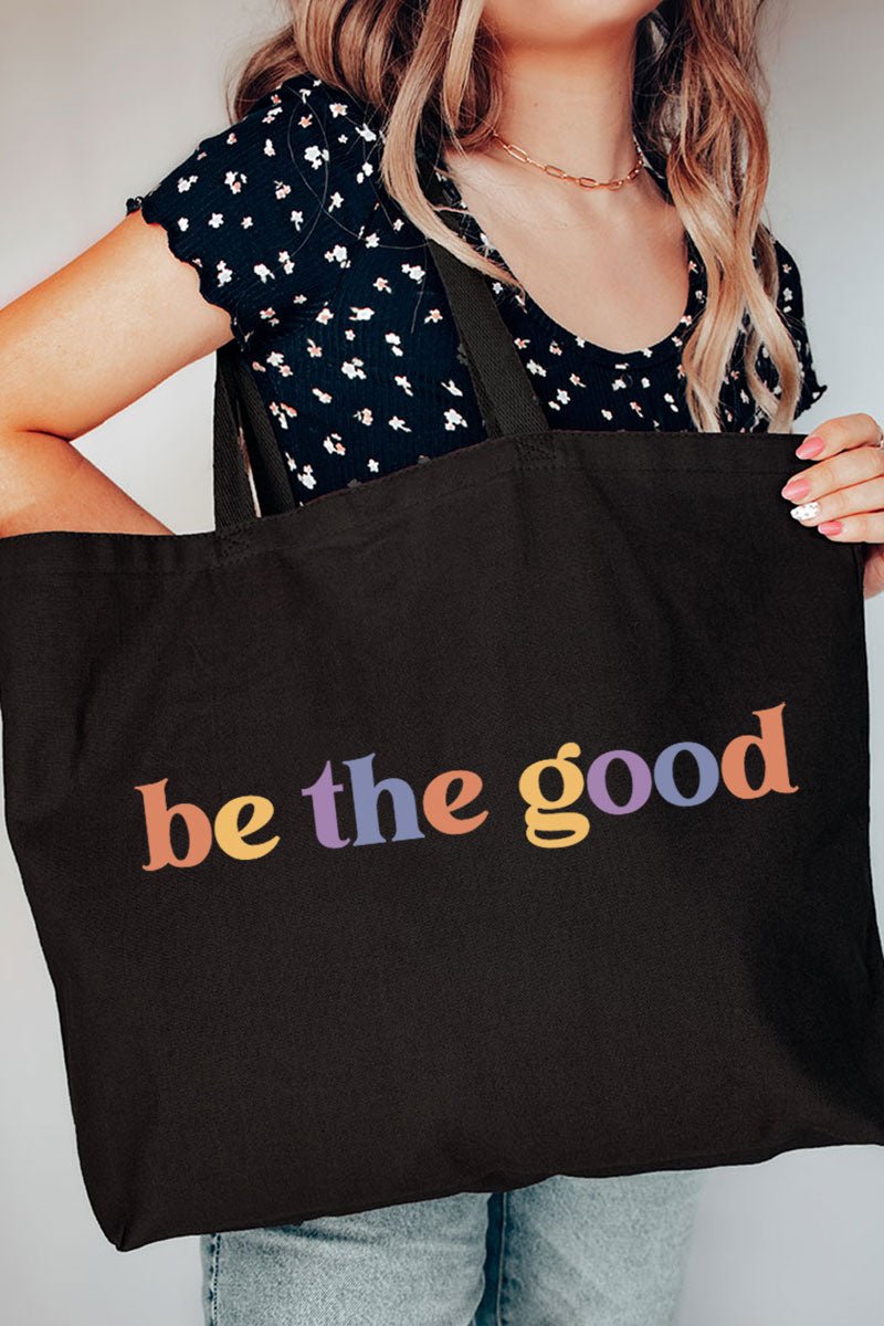 Be The Good Canvas Jumbo Tote - Wholesale Accessory Market