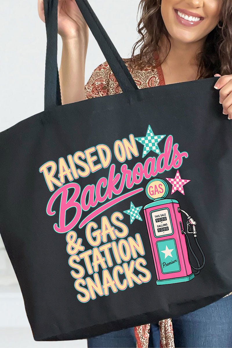Gas Station Snacks Canvas Jumbo Tote - Wholesale Accessory Market