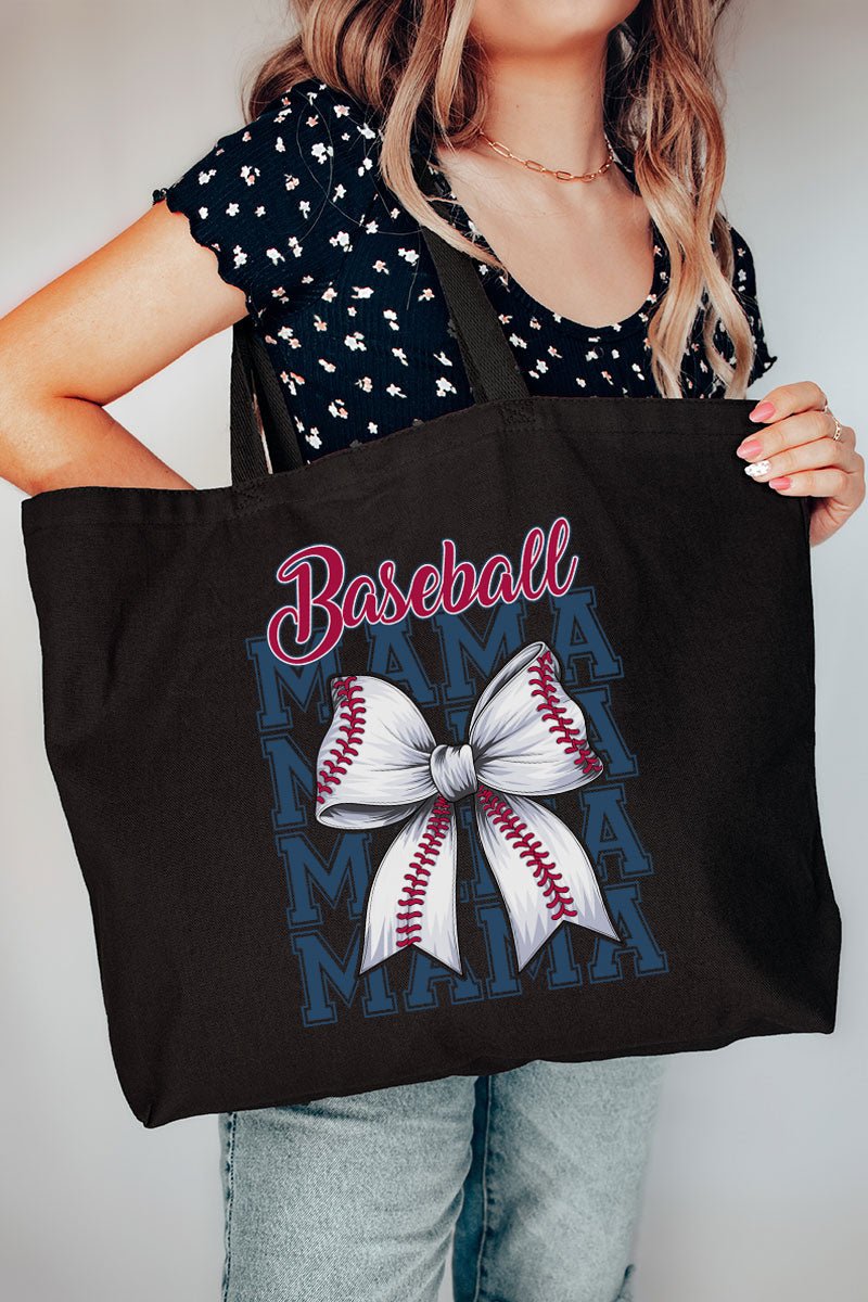 Home Run Mama Canvas Jumbo Tote - Wholesale Accessory Market