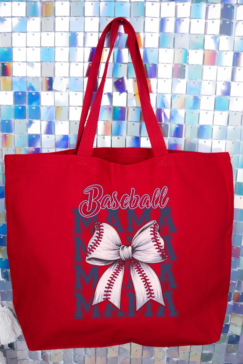 Home Run Mama Canvas Jumbo Tote - Wholesale Accessory Market