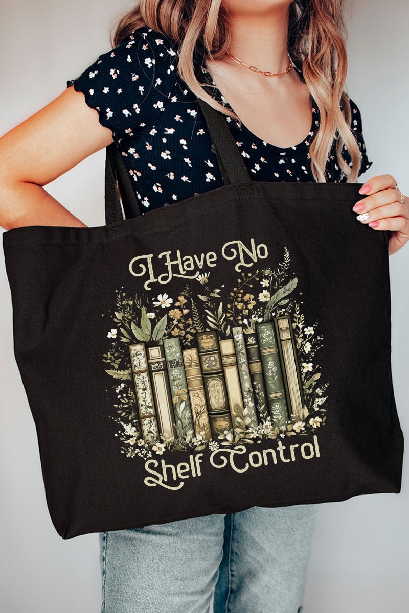 No Shelf Control Canvas Jumbo Tote - Wholesale Accessory Market