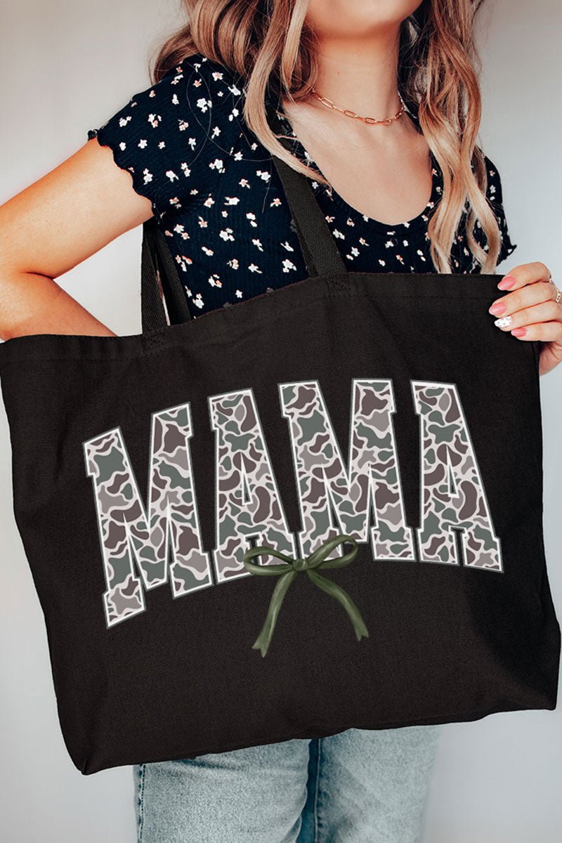 Old Camo Mama Canvas Jumbo Tote - Wholesale Accessory Market